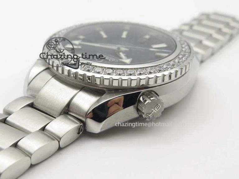 Planet Ocean Professional Diamonds Bezel 42mm V6F Best Edition On SS Bracelet A HighQuality 8264