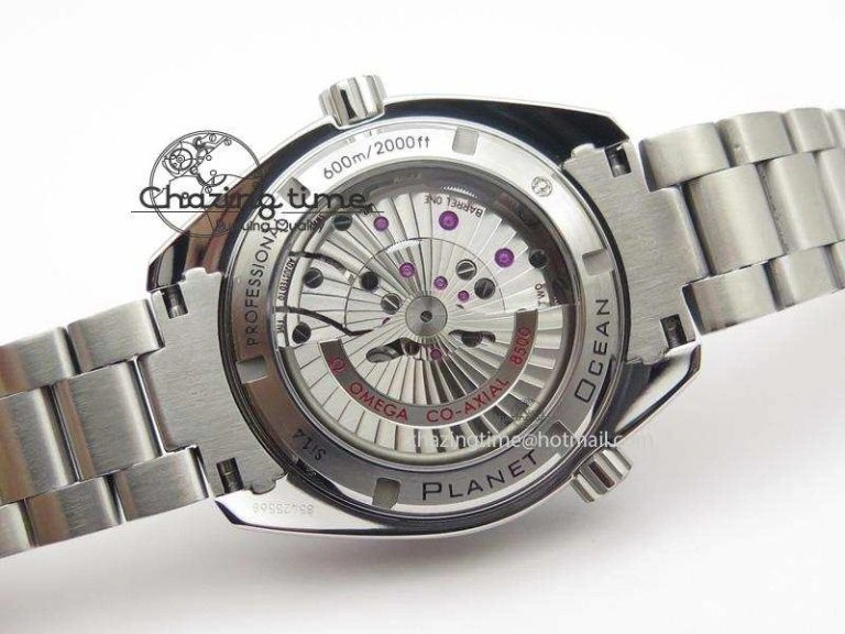 Planet Ocean Professional Diamonds Bezel 42mm V6F Best Edition On SS Bracelet A HighQuality 8264