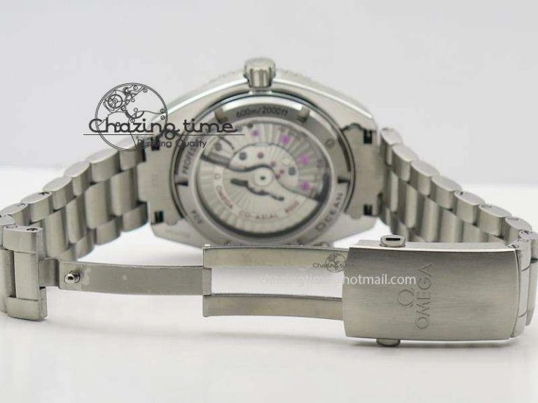Planet Ocean Professional Diamonds Bezel 42mm V6F Best Edition On SS Bracelet A HighQuality 8264