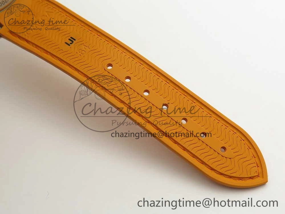 Premium Planet Ocean Professional Orange Bezel 42mm 1:1 VSF Best Edition on Orange Rubber Strap A8500 Super Clone 7947