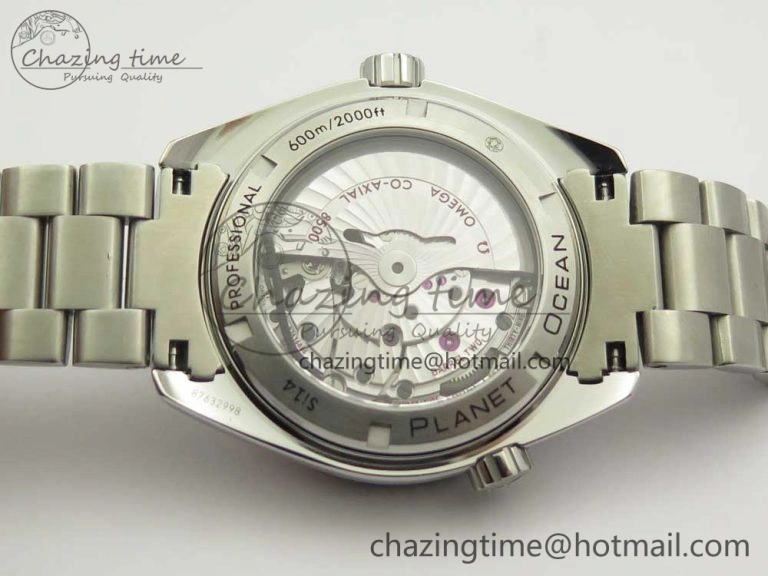 Planet Ocean Professional Orange Bezel 45.5mm 1:1 VSF Best Edition on SS Bracelet A8500 Super Clone (2 Straps) Cozy 7950