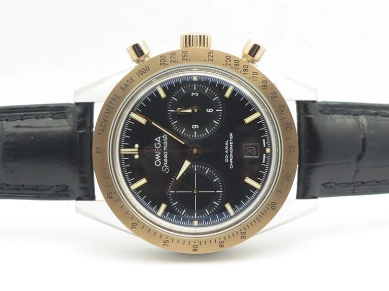 Planet Ocean Professional SS V6F 37mm Ladies Ceramic Bezel On Black Leather Strap A Modern 8257
