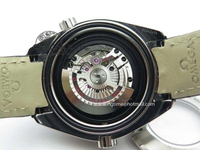 Planet Ocean Professional SS V6F 37mm Ladies Ceramic Bezel On Black Leather Strap A Modern 8257