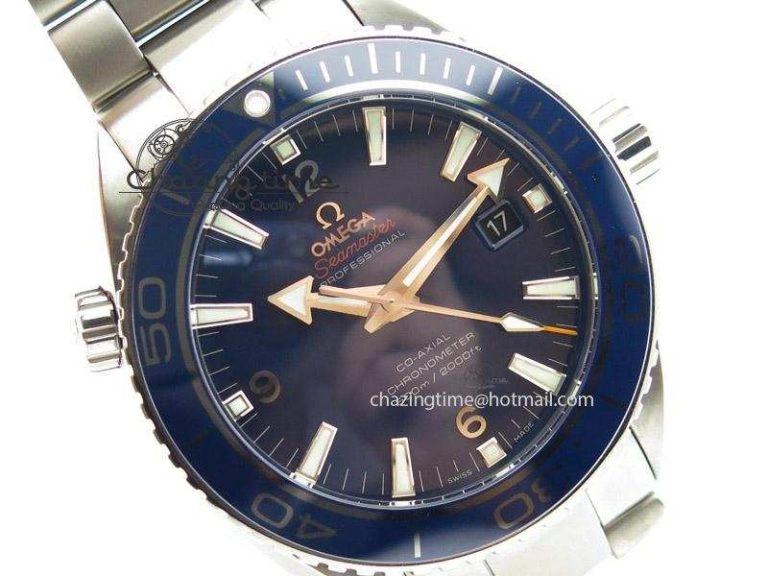 SoftTouch Planet Ocean Professional Titanium V6F Best Edition 45mm on Titanium Bracelet A 8280
