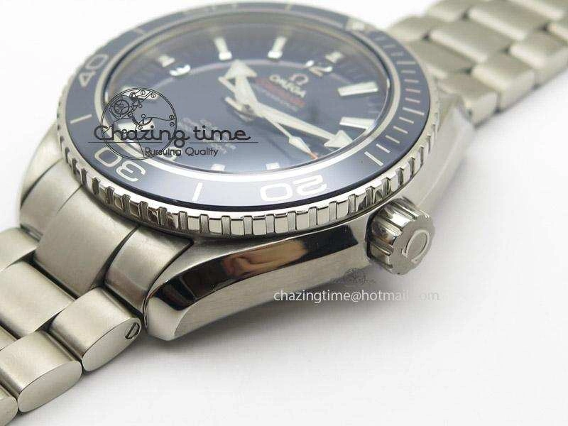 SoftTouch Planet Ocean Professional Titanium V6F Best Edition 45mm on Titanium Bracelet A 8280