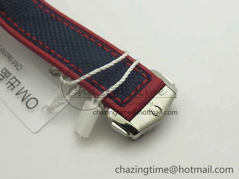 Planet Ocean “Pyeongchang 2018” 43.5mm SS OMF 1:1 Best Edition Blue Dial On Nylon Strap A TopPick 8082