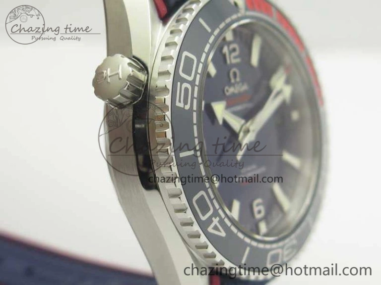 Planet Ocean “Pyeongchang 2018” 43.5mm SS OMF 1:1 Best Edition Blue Dial On Nylon Strap A TopPick 8082