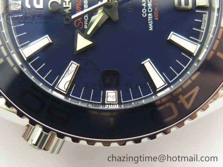 Planet Ocean “Pyeongchang 2018” 43.5mm SS OMF 1:1 Best Edition Blue Dial On Nylon Strap A TopPick 8082