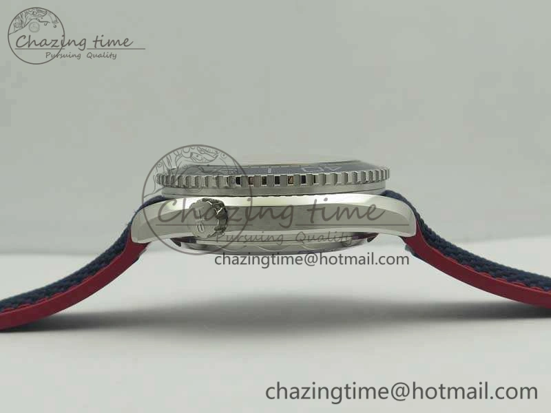 Planet Ocean “Pyeongchang 2018” 43.5mm SS OMF 1:1 Best Edition Blue Dial On Nylon Strap A TopPick 8082