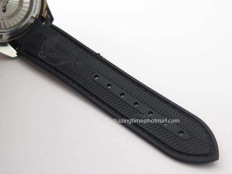 Planet Ocean SS Bp Maker 45mm Black Bezel On Black Rubber Strap A Resilient 8219
