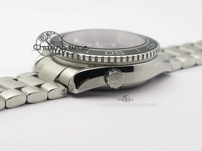 Planet Ocean SS Bp Maker 45mm Black Bezel On SS Bracelet A Upgraded 8218
