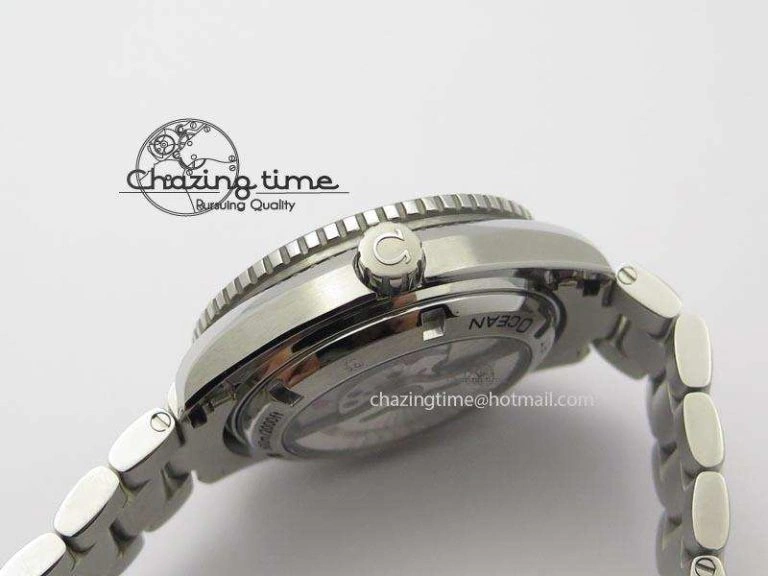 Planet Ocean SS Bp Maker 45mm Black Bezel On SS Bracelet A Upgraded 8218