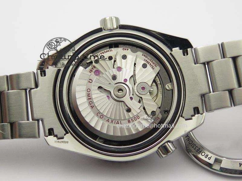Planet Ocean SS Bp Maker 45mm Black Bezel On SS Bracelet A Upgraded 8218