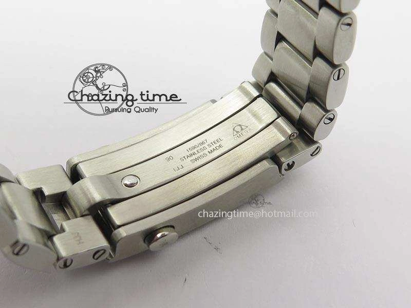 Contemporary Planet Ocean SS Bp Maker 45mm Black Bezel Orange Numbers On SS Bracelet A 8217