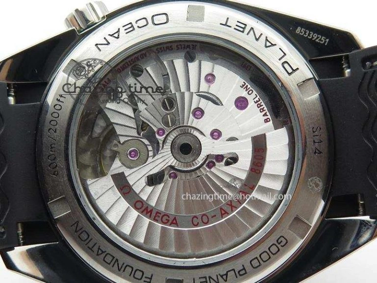 OnTrend Planet Ocean SS GMT Black Dial Silver Markers On Black Rubber Strap A 8256