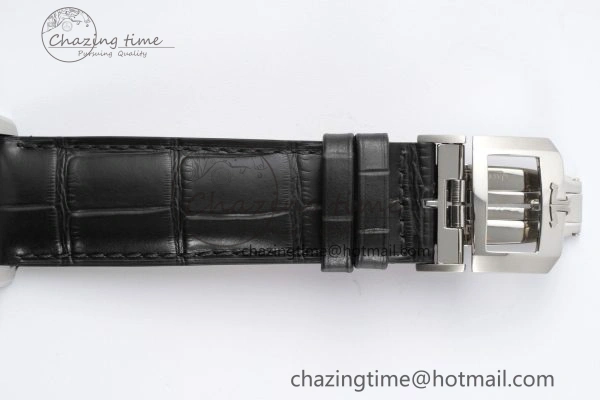 Polaris Chrono SS HKF Best Edition Black Dial on Black Leather Strap A752A Sporty 7428