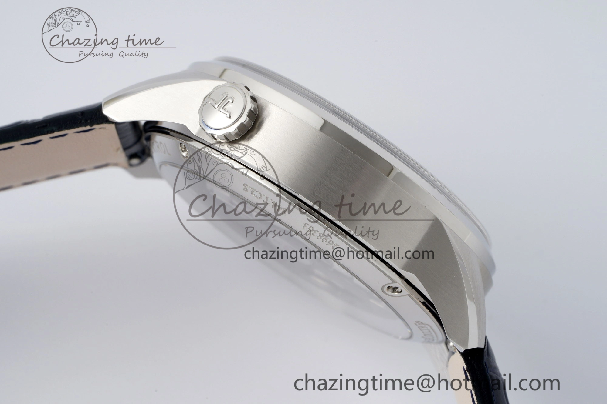 MultiPurpose Polaris Chrono SS HKF Best Edition Blue Dial on Blue Leather Strap A752A 7427