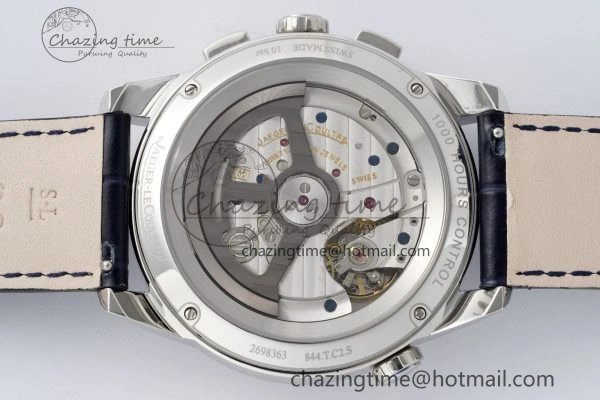 MultiPurpose Polaris Chrono SS HKF Best Edition Blue Dial on Blue Leather Strap A752A 7427
