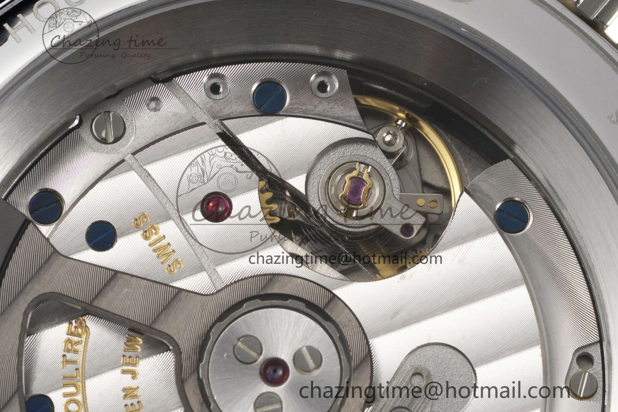 MultiPurpose Polaris Chrono SS HKF Best Edition Blue Dial on Blue Leather Strap A752A 7427