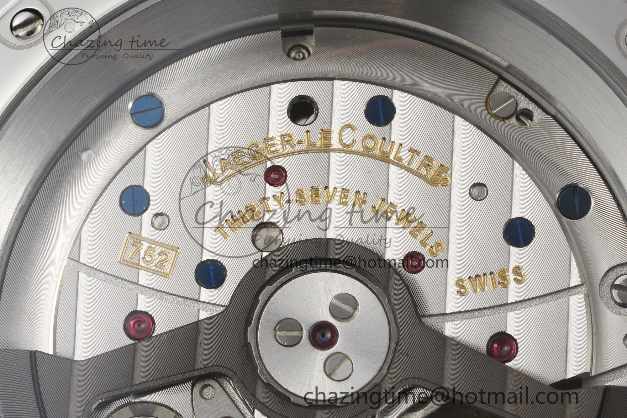 MultiPurpose Polaris Chrono SS HKF Best Edition Blue Dial on Blue Leather Strap A752A 7427