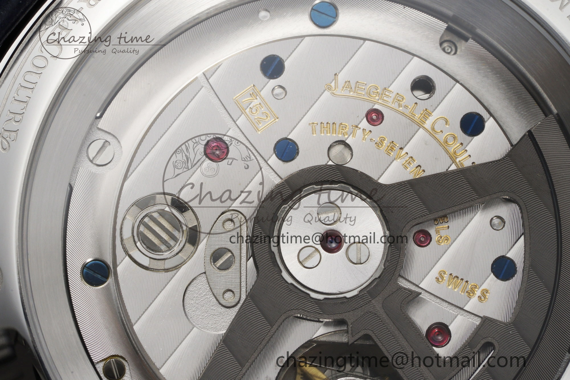 MultiPurpose Polaris Chrono SS HKF Best Edition Blue Dial on Blue Leather Strap A752A 7427