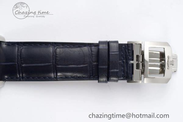 MultiPurpose Polaris Chrono SS HKF Best Edition Blue Dial on Blue Leather Strap A752A 7427