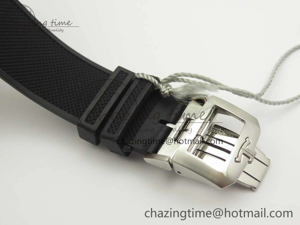 Polaris Geographic SS ZF 1:1 Best Edition Black Dial on Black Rubber Strap MIYOTA Fashionable 7459