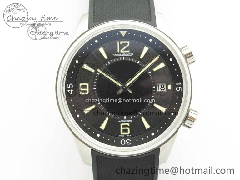 Polaris Geographic SS ZF 1:1 Best Edition Black Dial on Black Rubber Strap MIYOTA Fashionable 7459