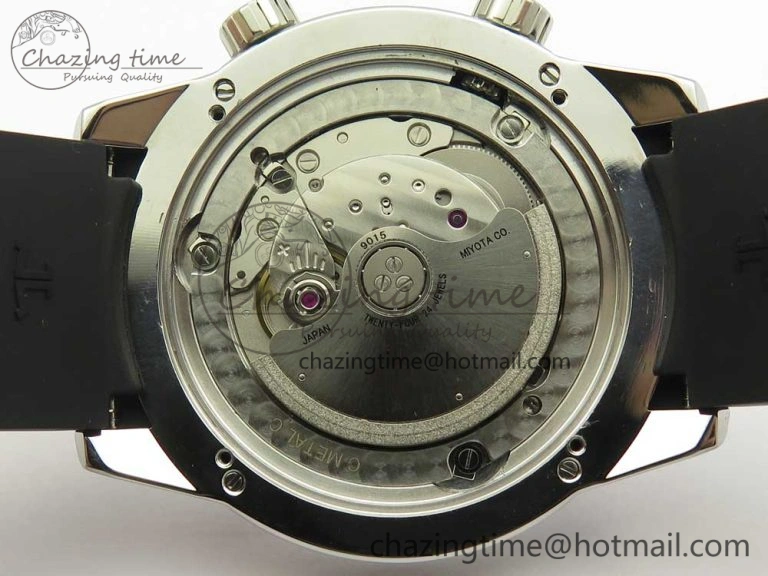 Polaris Geographic SS ZF 1:1 Best Edition Black Dial on Black Rubber Strap MIYOTA Fashionable 7459