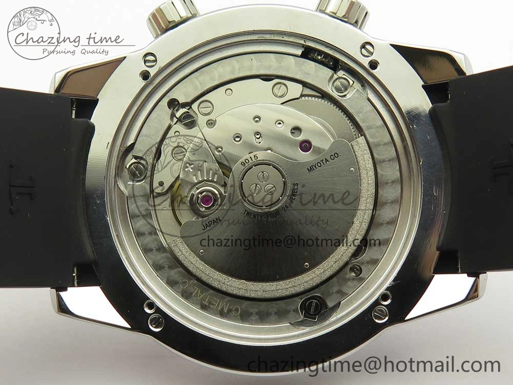 Polaris Geographic SS ZF 1:1 Best Edition Black Dial on Black Rubber Strap MIYOTA Fashionable 7459