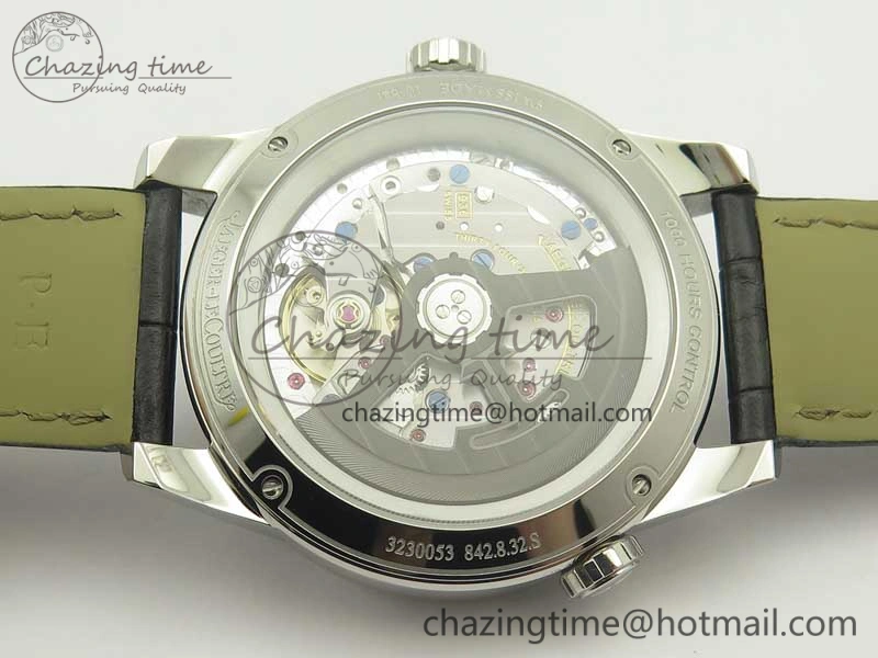 SmoothTexture Polaris Geographic WT SS Blue Textured Dial on Black Leather Strap A 7467