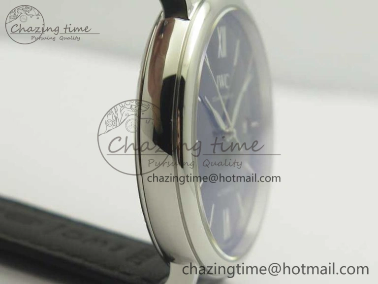 Unisex Portofino Automatic Edition “150 Years” MKF Blue Dial on Black Leather Strap MIYOTA 7187