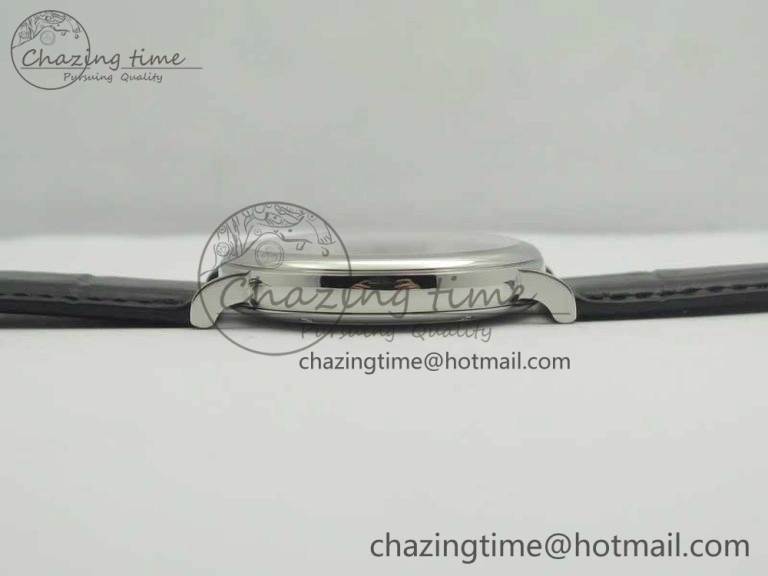 TravelReady Portofino Automatic Edition “150 Years” MKF White Dial on Black Leather Strap MIYOTA 7188