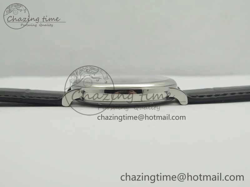 TravelReady Portofino Automatic Edition “150 Years” MKF White Dial on Black Leather Strap MIYOTA 7188