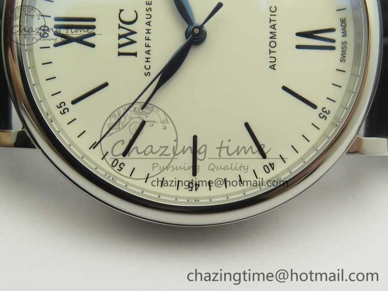 TravelReady Portofino Automatic Edition “150 Years” MKF White Dial on Black Leather Strap MIYOTA 7188