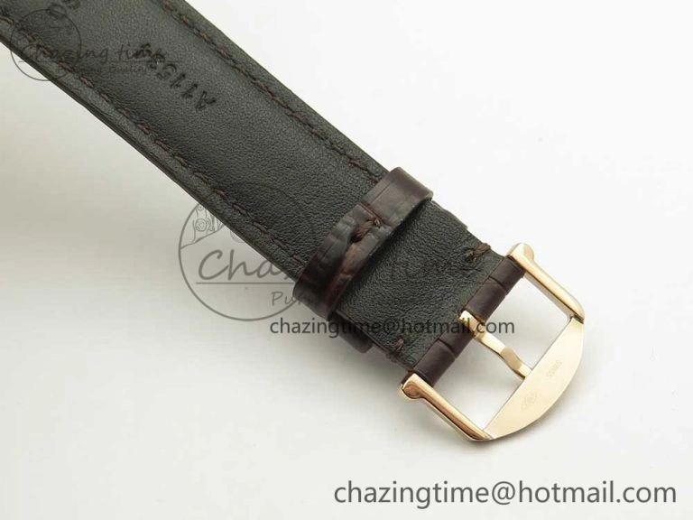 Portofino Automatic RG FKF 1:1 Best Edition White Dial on Brown Leather Strap A Attractive 7140