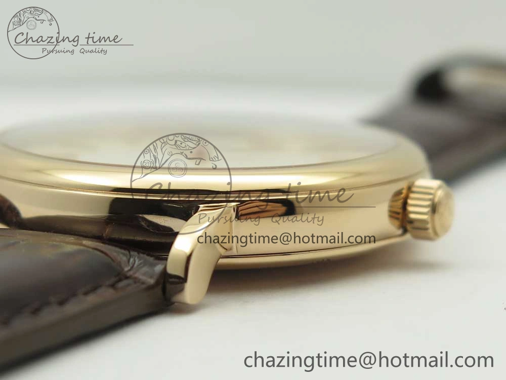 Portofino Automatic RG FKF 1:1 Best Edition White Dial on Brown Leather Strap A Attractive 7140