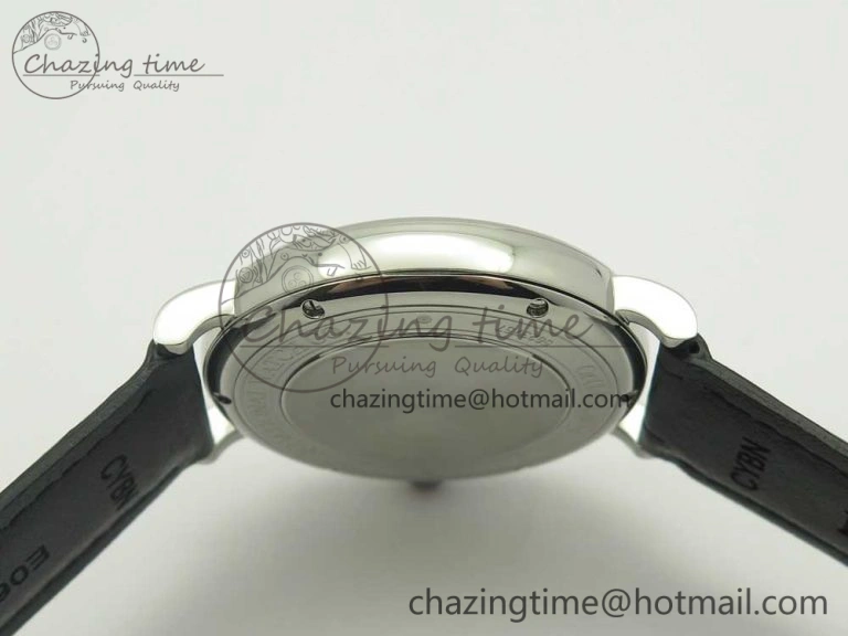 ZeroBulk Portofino Automatic SS AF 1:1 Best Edition White Dial on Black Croco Leather Strap A 7184