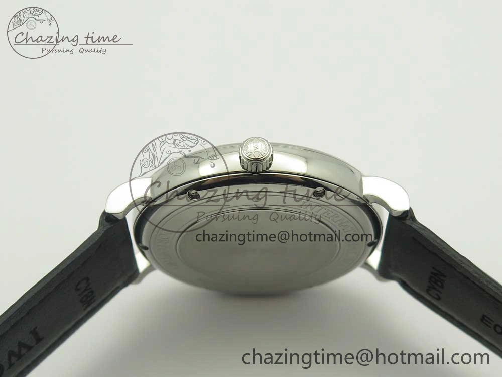 ZeroBulk Portofino Automatic SS AF 1:1 Best Edition White Dial on Black Croco Leather Strap A 7184