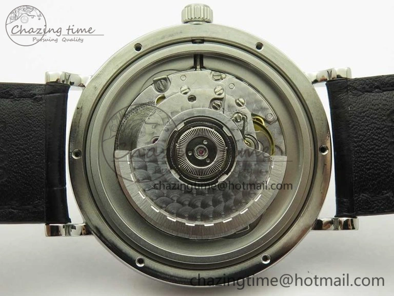 Lightweight Portofino Automatic SS FKF 1:1 Best Edition Black Dial on Black Leather Strap A 7136