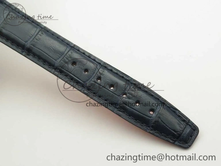 Portofino Automatic SS FKF 1:1 Best Edition Blue Dial on Blue Leather Strap A Resilient 7133