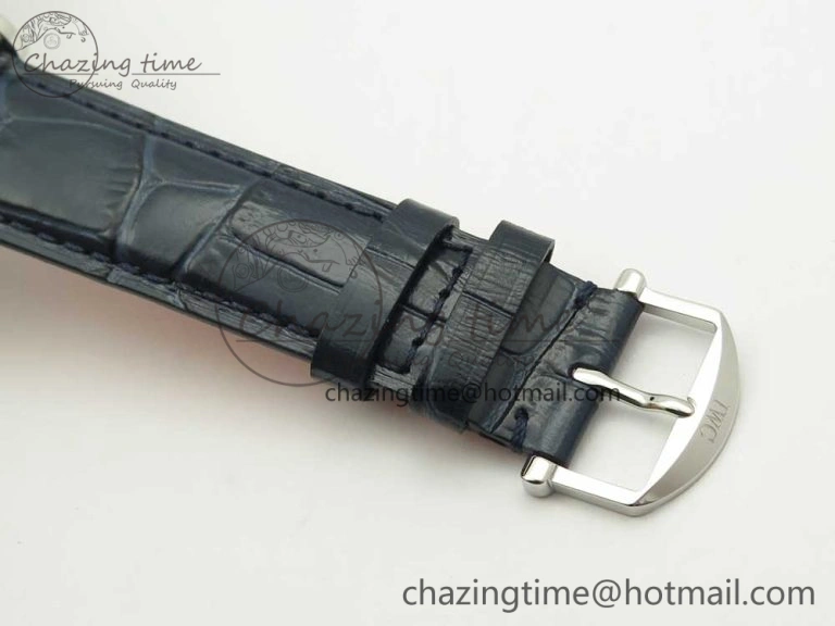 Portofino Automatic SS FKF 1:1 Best Edition Blue Dial on Blue Leather Strap A Resilient 7133