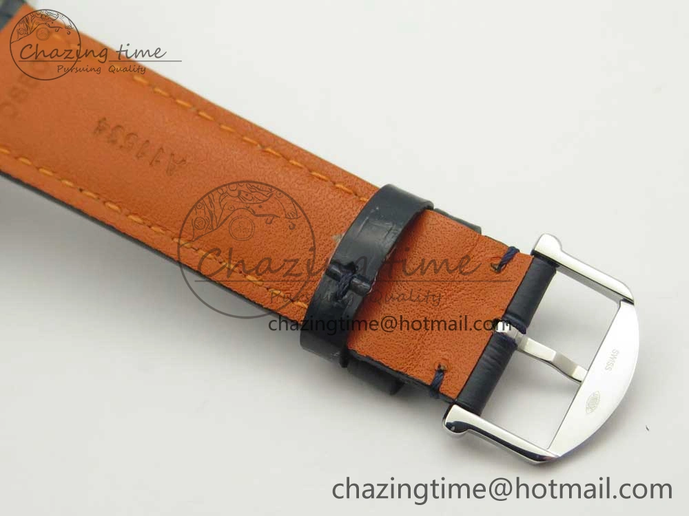 Portofino Automatic SS FKF 1:1 Best Edition Blue Dial on Blue Leather Strap A Resilient 7133