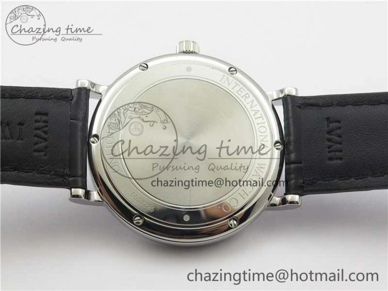 Portofino Automatic SS IW356523 FKF 1:1 Best Edition Blue Dial on Black Croco Strap A Efficient 7111