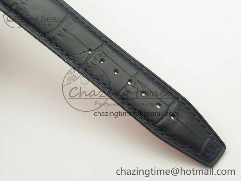 SportInspired Portofino Automatic SS MKF 1:1 Best Edition Blue Dial On Blue Leather Strap MIYOTA 9015 V 7201