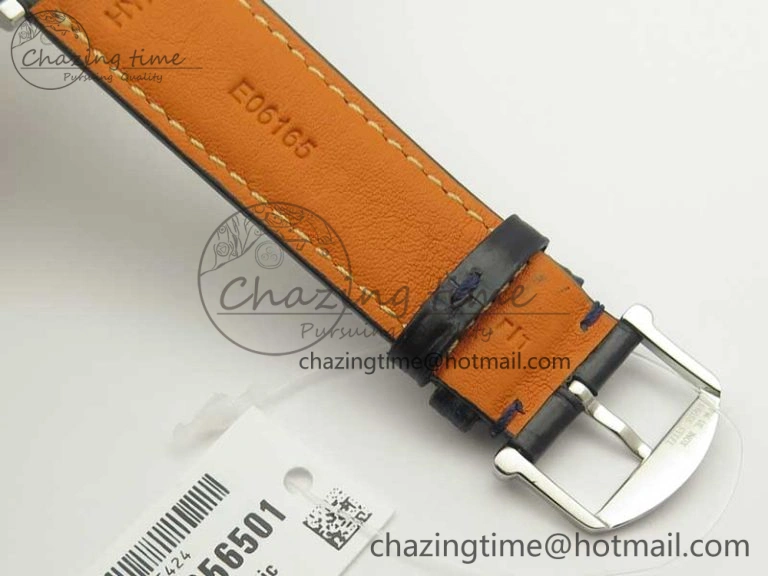 SportInspired Portofino Automatic SS MKF 1:1 Best Edition Blue Dial On Blue Leather Strap MIYOTA 9015 V 7201