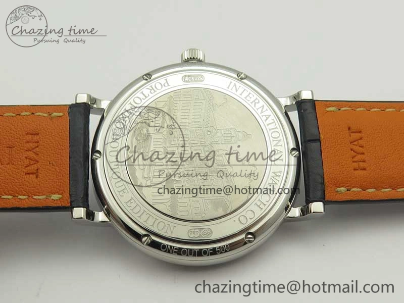 SportInspired Portofino Automatic SS MKF 1:1 Best Edition Blue Dial On Blue Leather Strap MIYOTA 9015 V 7201