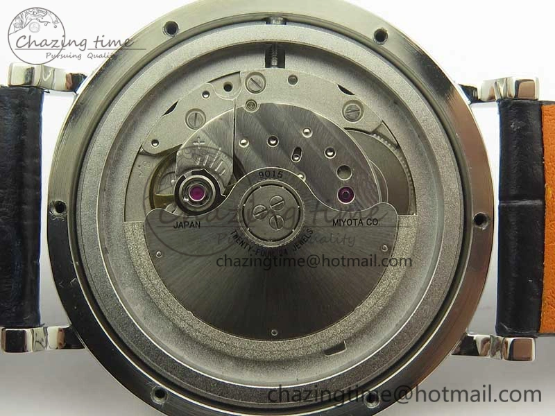SportInspired Portofino Automatic SS MKF 1:1 Best Edition Blue Dial On Blue Leather Strap MIYOTA 9015 V 7201