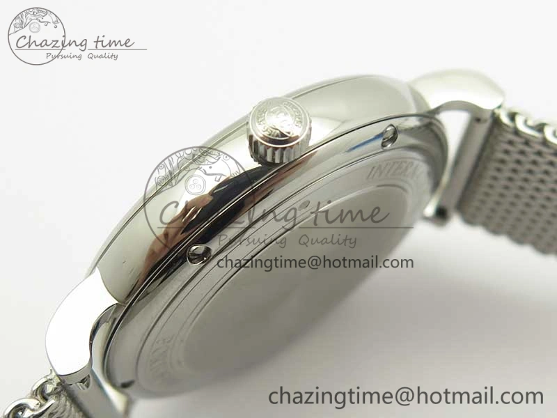 EasyCare Portofino Automatic SS MKF 1:1 Best Edition White Dial On SS Mesh Bracelet A2892 V 7205