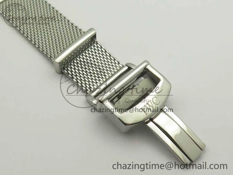 EasyCare Portofino Automatic SS MKF 1:1 Best Edition White Dial On SS Mesh Bracelet A2892 V 7205